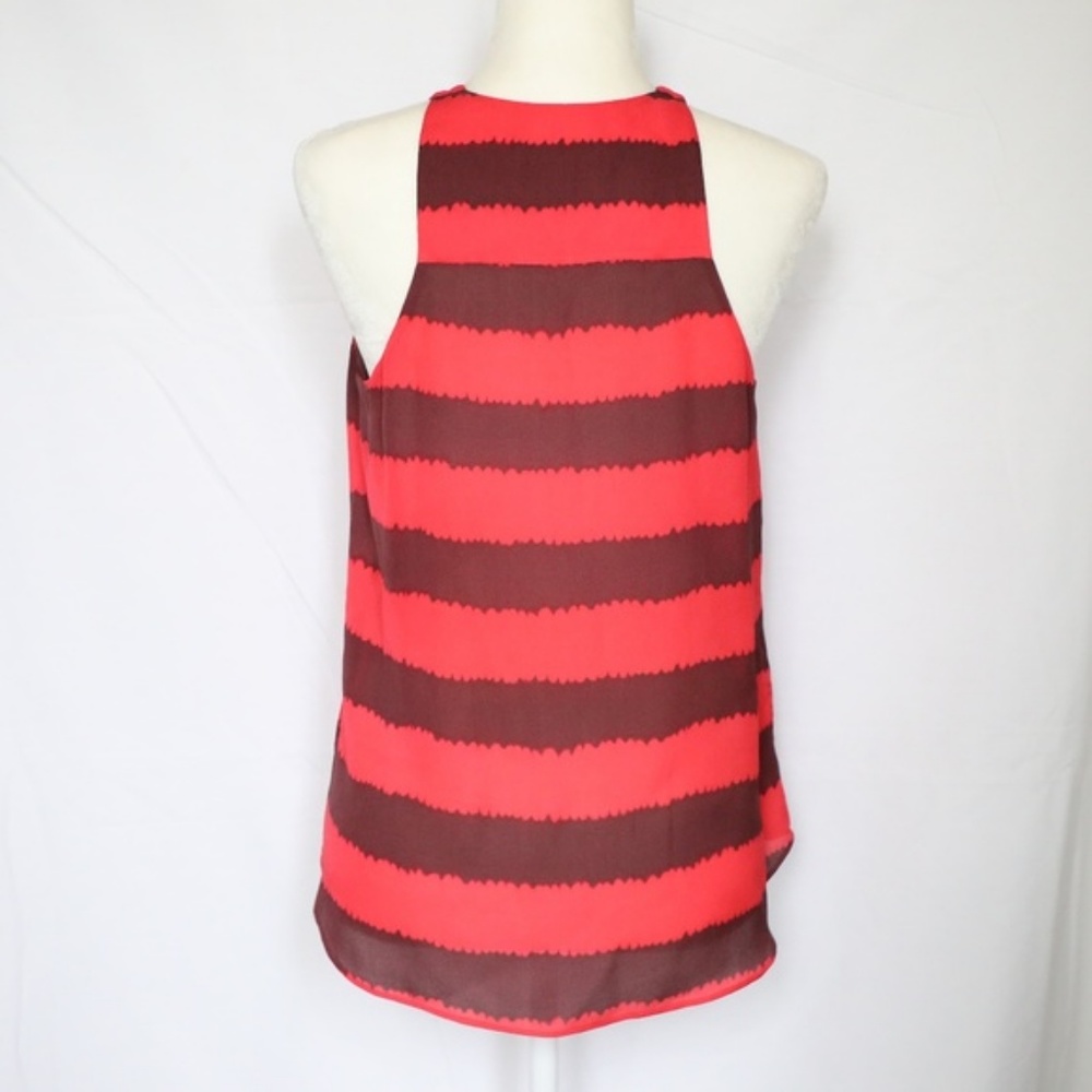 A.L.C. Silk Striped Tank Top Small - Picture 3 of 8